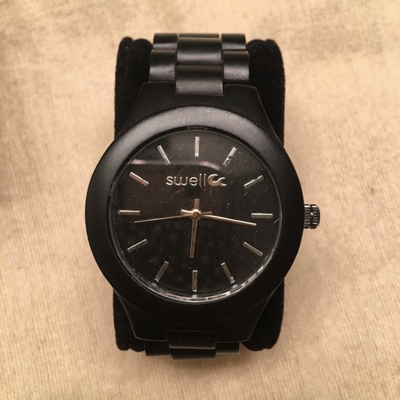 Water resistant bamboo Swell watch 35mm - Picture 1 of 6